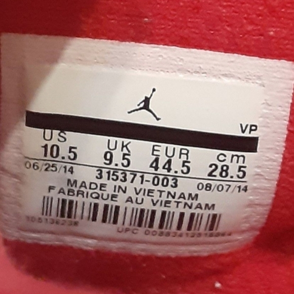 Jordan Spizike Wolf Grey sneakers, Size 10½ - Picture 9 of 9